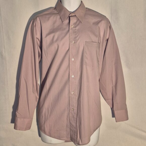 Editions by Van Heusen Dress shirt, light purple, front pocket, 15.5/32-33 - Picture 1 of 9